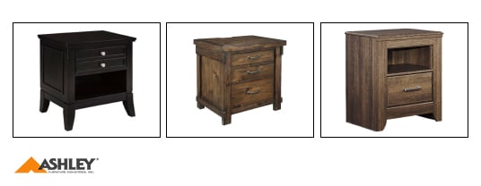 Ashley Furniture Nightstands at KEY Home Furnishings Delivered to Independence