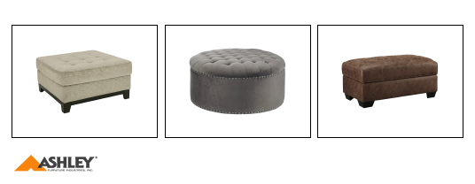 Ashley Furniture Ottomans at KEY Home Furnishings Delivered to Hillsboro Ashley Furniture Ottomans at KEY Home Furnishings Delivered to Hillsboro