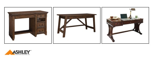 Ashley Furniture Desks at KEY Home Furnishings Delivered to Aurora