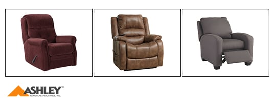 Ashley Furniture Recliners at KEY Home Furnishings Delivered to Salem