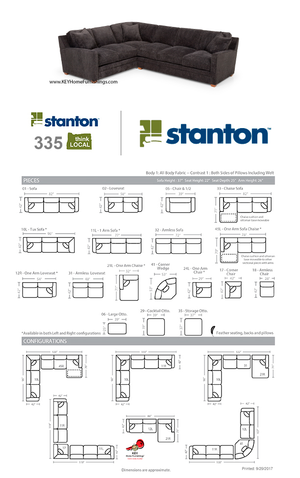 Sectional  configuration shown in King Kong Slate King Kong Slate